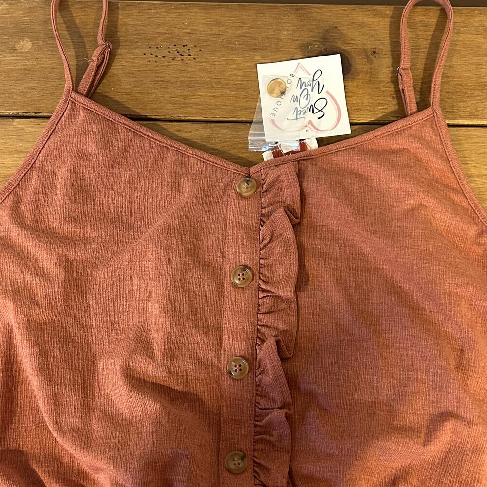 HAYDEN LOS ANGELES 1XL Jumpsuit Wide Leg Spaghetti Strap Stretch Waist Comfort - Picture 9 of 11